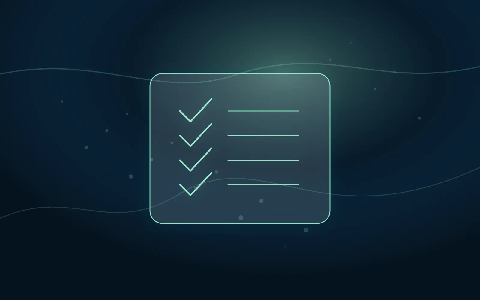 Abstract due diligence notes and agency call checklist